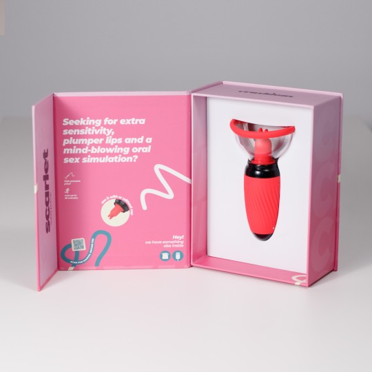 CRUSHIOUS SCARLET VULVA PUMP RECHARGEABLE STIMULATOR