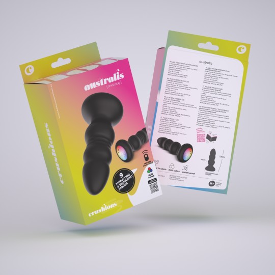 AUSTRALIS PLUG ANAL CON LED Y MANDO A DISTANCIA CRUSHIOUS