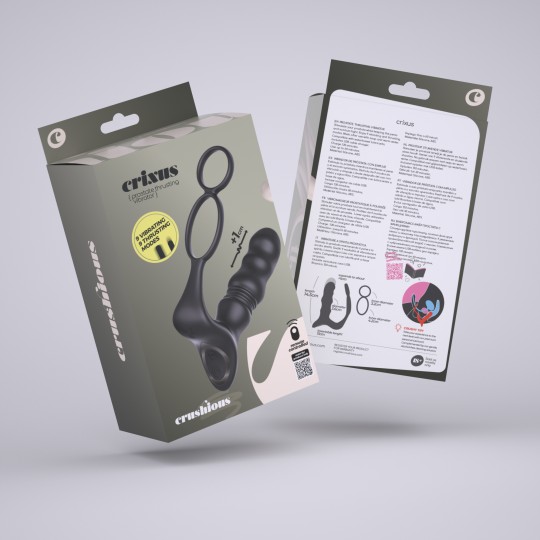 VIBRATORE PROSTATICO CON TELECOMANDO CRIXUS CRUSHIOUS