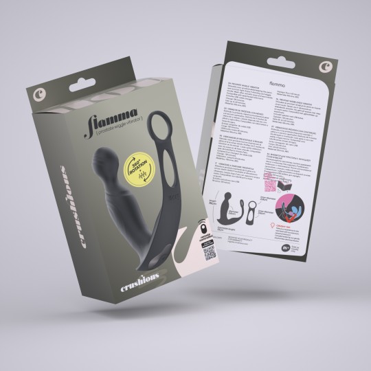 PROSTATA-VIBRATOR MIT FERNBEDIENUNG FLAMMA CRUSHIOUS