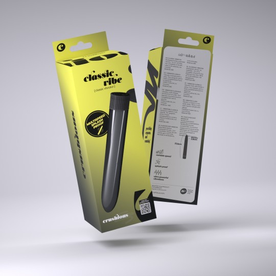 VIBRADOR CLASSIC VIBE CRUSHIOUS NEGRO