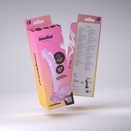 CRUSHIOUS HUDINI JELLY ANAL DILDO PURPLE