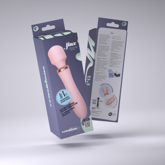 DOPPELTER WAND-VIBRATOR JINX ROSÉWEIN CRUSHIOUS
