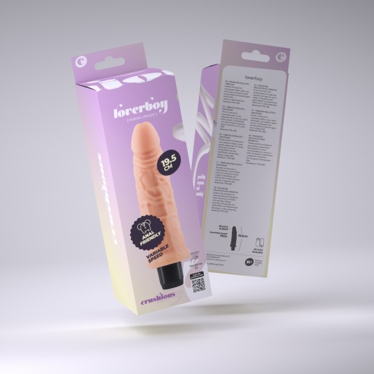 VIBRADOR REALÍSTICO LOVERBOY CRUSHIOUS