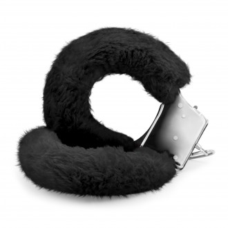 LOVE CUFFS FURRY HANDCUFFS CRUSHIOUS BLACK