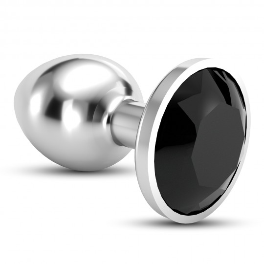 АНАЛЬНАЯ ПРОБКА CRUSHIOUS BIJOU JEWEL PLUG BLACK MEDIUM С БЕСПЛАТНЫМ БАРХАТИСТЫМ МЕШОЧКОМ