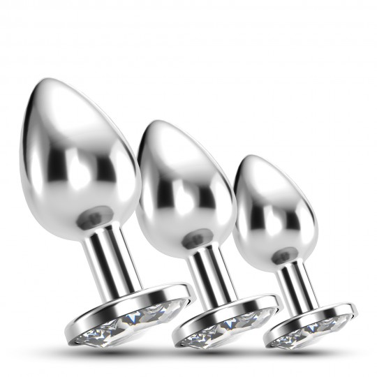 CRUSHIOUS BIJOU ANAL TRAIN TRIO CLEAR С БЕСПЛАТНЫМИ ИНДИВИДУАЛЬНЫМИ ПАКЕТИКАМИ
