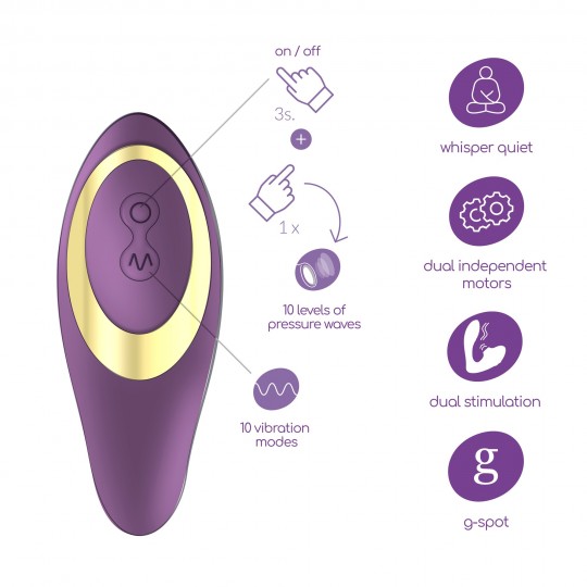 ПЕРЕЗАРЯЖАЕМЫЙ СТИМУЛЯТОР MOANSTAR С БЕСПЛАТНЫМ ЛУБРИКАНТОМ НА ВОДНОЙ ОСНОВЕ CRUSHIOUS