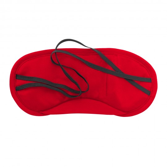 2 SATIN BLINDFOLDS CRUSHIOUS BLACK &amp; RED