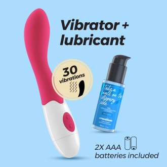 VIBROMASSEUR TWIGLIE AVEC LUBRIFIANT À BASE D’EAU CRUSHIOUS