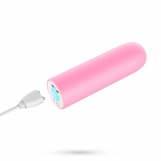 QUACKERS USB RECHARGEABLE VIBRATING BULLET PINK CRUSHIOUS