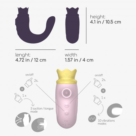 ТРОЙНОЙ СТИМУЛЯТОР CRUSHIOUS HIRI РОЗОВЫЙ