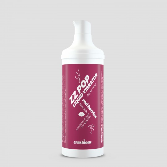 CRUSHIOUS ZZ POP LIQUID VIBRATOR RED BERRIES AROMA 30ML