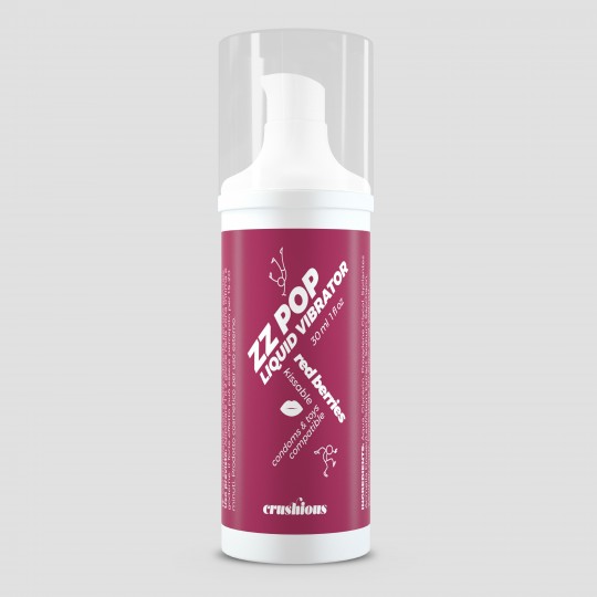 CRUSHIOUS ZZ POP LIQUID VIBRATOR RED BERRIES AROMA 30ML