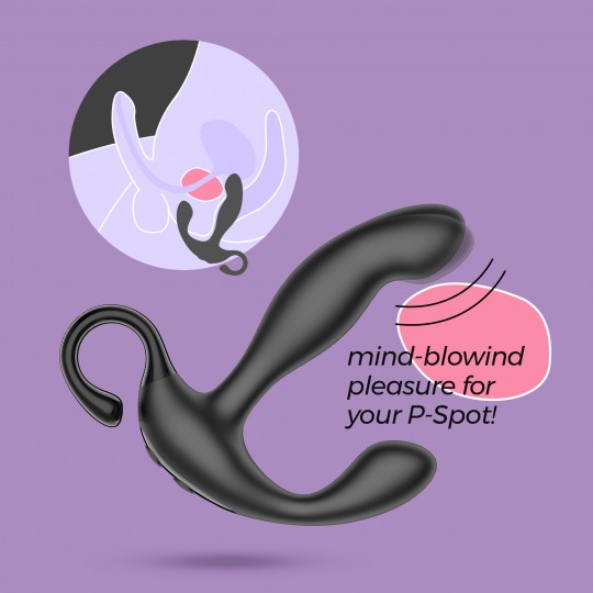 ПЕРЕЗАРЯЖАЕМЫЙ МАССАЖЕР ПРОСТАТЫ CRUSHIOUS LOKI С ДИСТАНЦИОННЫМ УПРАВЛЕНИЕМ