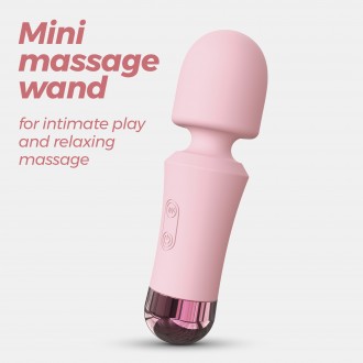 WANDA MINI VIBROMASSEUR WAND RECHARGEABLE ROSE CRUSHIOUS