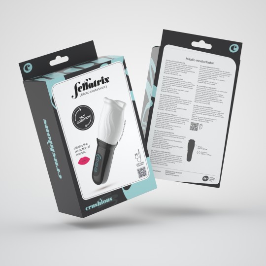 МАСТУРБАТОР С ВРАЩАЮЩЕЙСЯ ЧАШЕЧКОЙ CRUSHIOUS FELLATRIX