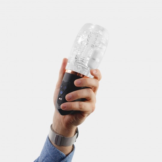 ПЕРЕЗАРЯЖАЕМЫЙ МАСТУРБАТОР CRUSHIOUS QUASAR С ОТСОСОМ