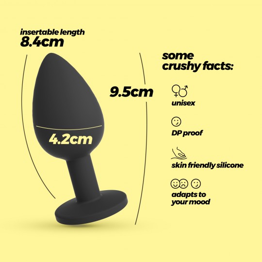 БОЛЬШАЯ АНАЛЬНАЯ ПРОБКА CRUSHIOUS CAMILEO С 4 СМЕННЫМИ УКРАШЕНИЯМИ