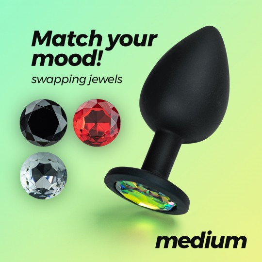 АНАЛЬНАЯ ПРОБКА CRUSHIOUS CAMILEO REGULAR С 4 СМЕННЫМИ УКРАШЕНИЯМИ