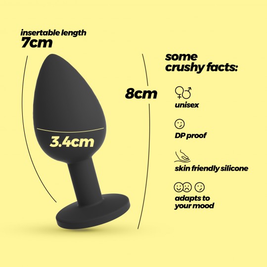 АНАЛЬНАЯ ПРОБКА CRUSHIOUS CAMILEO REGULAR С 4 СМЕННЫМИ УКРАШЕНИЯМИ