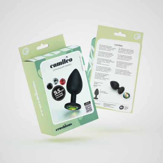 БОЛЬШАЯ АНАЛЬНАЯ ПРОБКА CRUSHIOUS CAMILEO С 4 СМЕННЫМИ УКРАШЕНИЯМИ