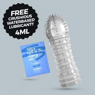 РУКАВ ДЛЯ ПЕНИСА С ТОЧЕЧНЫМ РИСУНКОМ