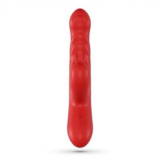 CRUSHIOUS LAPIN THRUSTING RABBIT VIBRATOR RED