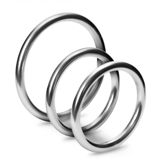 НАБОР ИЗ 3 МЕТАЛЛИЧЕСКИХ КОККРИНГОВ CRUSHIOUS METALEROS