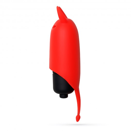КРАШИУС O-PET ДЬЯВОЛ С 10 ВИБРОПУЛЯМИ КРАСНЫЙ