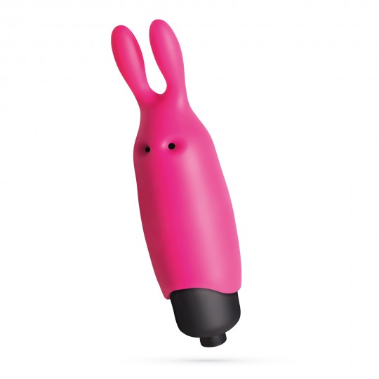 O-PET LAPIN AVEC VIBROMASSEUR BULLET À 10 VIBRATIONS ROSE CRUSHIOUS